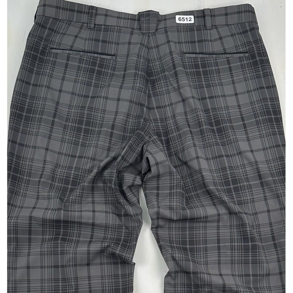 Nike Golf Tour Performance Dri-Fit Pants Mens 36x32 Gray Plaid 509741-010